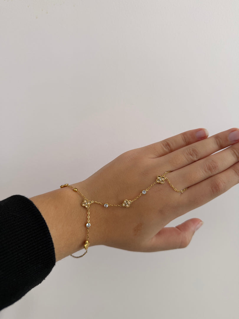 Bijoux de main "Peach Honey"