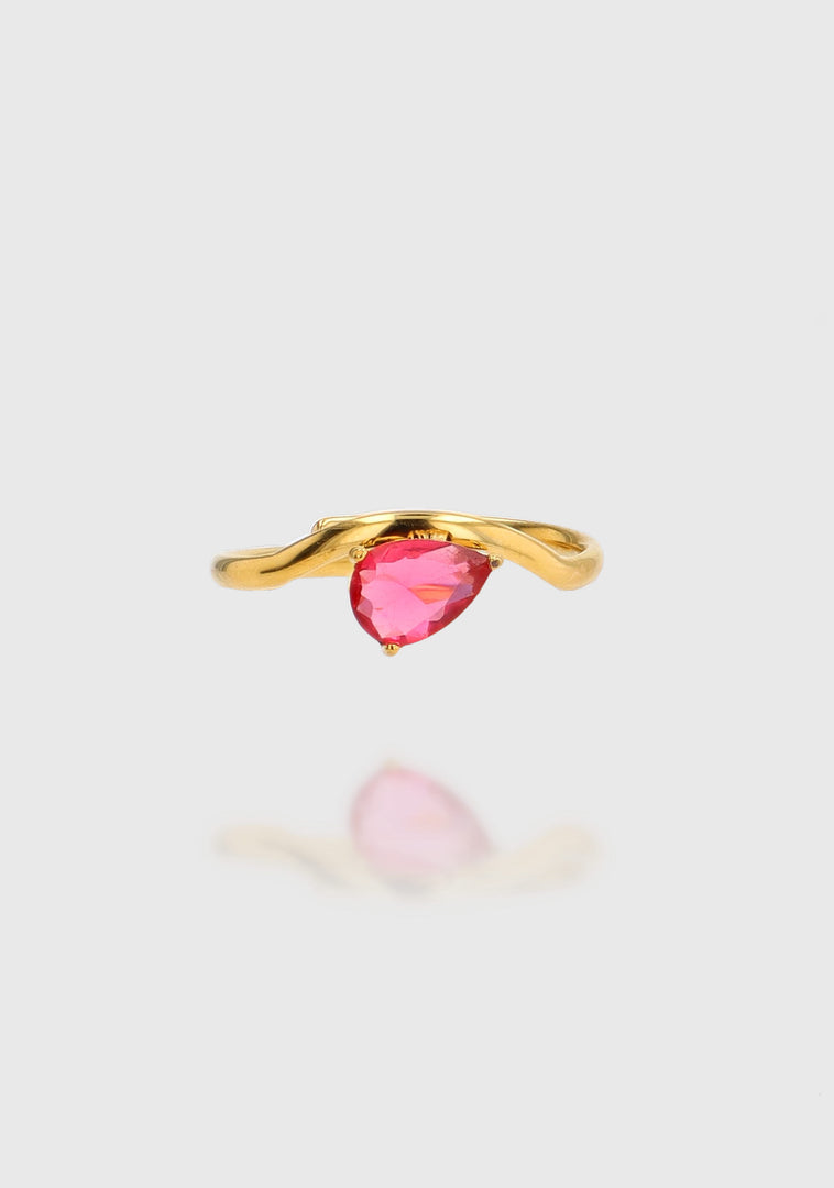 Bague "Pink Clover"