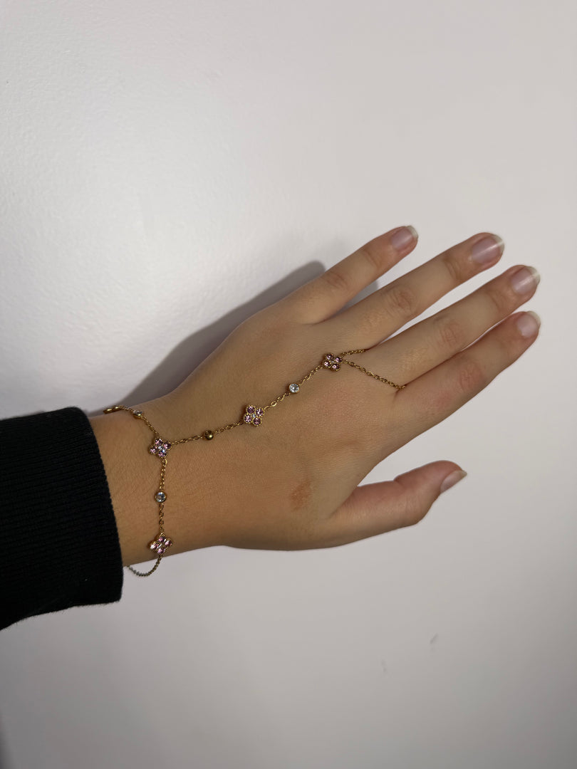 Bijoux de main "Pink Honey Clair"