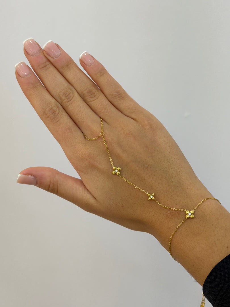 Bijoux de main "Zinnia"