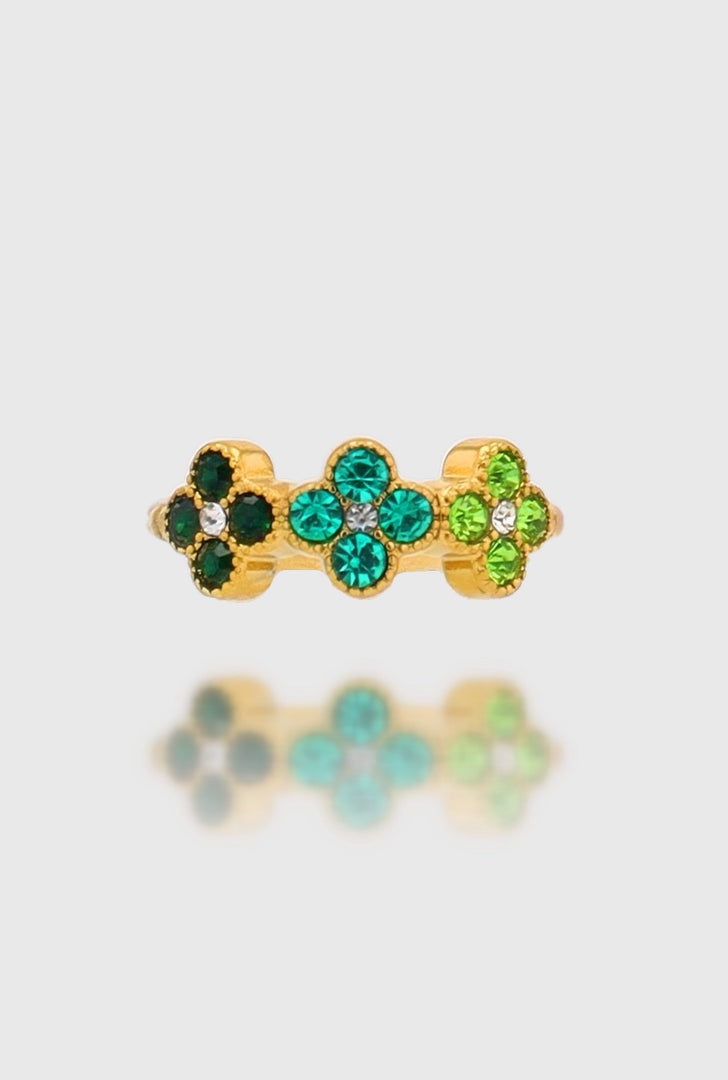 Bague "Green Honey"