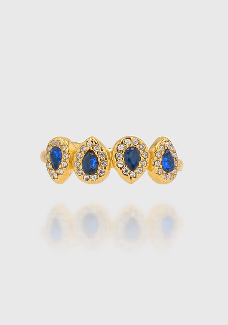 Bague "Blue Alaya"