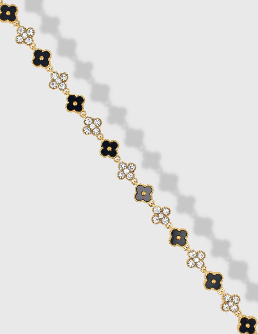 Bracelet "Black and White Honey"