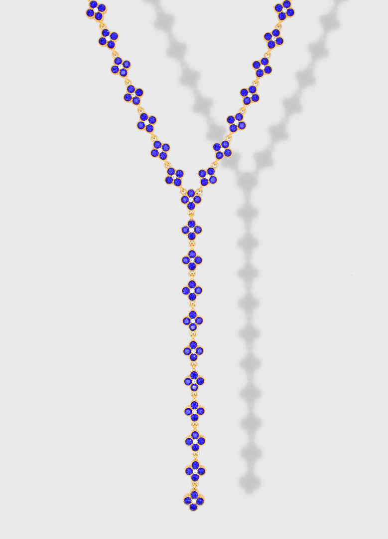 Collier "Long Full Blue Honey"