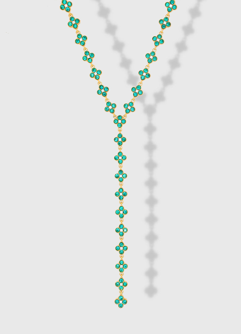 Collier "Long Full Green Honey"