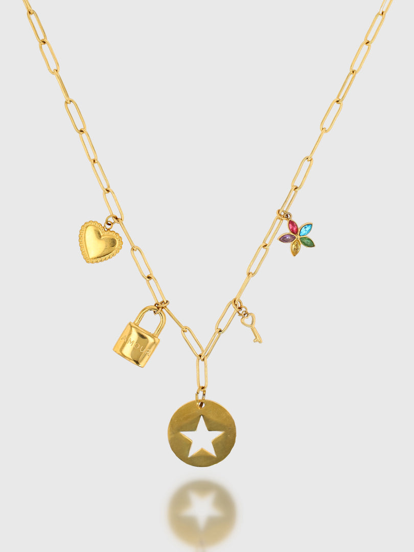 Collier Charms "Star"